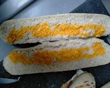 A picture of step 2 of Breaded Chicken, Goat Cheese, and Mozzarella Panini.