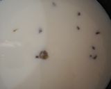 A picture of step 1 of Ice cream firni.