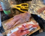 Foto del paso 2 de la receta: Pechuga de pollo rellena de jamón y queso de cabra