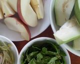 Hình bước làm 1 của món Nước ép táo ổi