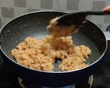 A picture of step 5 of Coconut burfi.