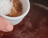 Foto del paso 3 de la receta: Los frijoles más cremosos 🫘 Porotos colorados con crema de vegetales de temporada