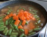 Foto langkah ke 3 dari resep Asem-asem Buncis & Ayam.