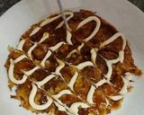 รูปขั้นตอนการทำที่ 4 ของ Okonomiyaki โอโคโนมิยากิแบบผสมแป้งเอง (พิซซ่าญี่ปุ่น)