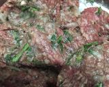 A picture of step 1 of Baked Kofta with Vegetables.