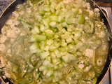 Zucchini con tofu