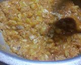 A picture of step 4 of Aaloo anday.