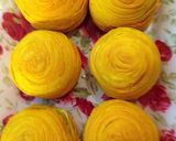Hình bước làm 9 của món Bánh trung thu ngàn lớp kiểu Triều Châu (Teochew Spiral Yam Moon Cake)