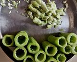 A picture of step 1 of Stuffed Snake Gourd.