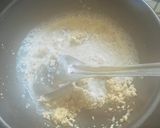 A picture of step 3 of Walnut Halwa.