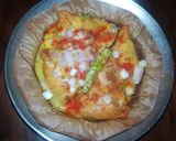 A picture of step 6 of Samosa Kadhi.