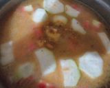 A picture of step 5 of Lauki daal.