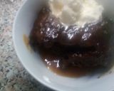 A picture of step 5 of Sticky Toffee Pudding with Toffee Sauce.
