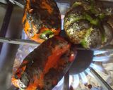 Foto del paso 2 de la receta: Rajas de chile morrón, con queso fresco