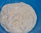 Foto langkah ke 2 dari resep Adonan Dasar Roti Tanpa Ulen Tanpa Margarin (no-knead bread dough).
