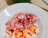 Hình bước làm 1 của món Bánh nếp nhân thịt