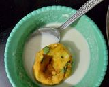 A picture of step 1 of Vermicelli Nest with Paneer eggs.