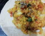 A picture of step 4 of Potato-cauli-veg Paratha.