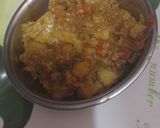 A picture of step 4 of Baingan aloo ki sabji.