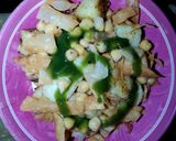 A picture of step 4 of Khattay Aloo chaat.