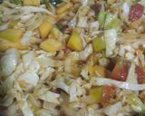 A picture of step 3 of Cabbage and pumpkin tadka dal.