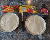 A picture of step 3 of Peanut butter pie.