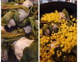 Foto del paso 5 de la receta: Pollo con rajas de poblano y elotes, en salsa de crema