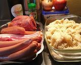 Une image de l'étape 1 de La choucroute du nouvel an à ma façon.