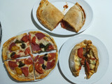 Πίτσα, πεϊνιρλί και σκεπαστή. 🍕