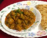 A picture of step 16 of Matar Mushroom Butter Masala.