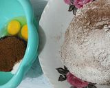 Foto langkah ke 1 dari resep Triple Choco Brownies (Motif Sungai).