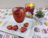 A picture of step 3 of Refreshing strawberry lemonade in this summer season.