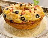 Foto del paso 10 de la receta: Pastel salado con queso y aceitunas