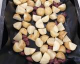 Chicken thighs with roasted veg and new potatoes recipe step 4 photo