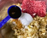A picture of step 2 of Japanese Miso Beef in Eggplant.