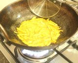 A picture of step 2 of Yam fry.