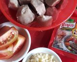 Foto langkah ke 1 dari resep Kuah Sawi Bakso Sapi 🐄.
