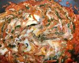 Foto del paso 10 de la receta Tallarines frescos con salsa de espinacas y tomate