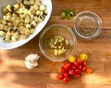 A picture of step 2 of Microwave Jar-Cooked Eggplant with Tomatoes.