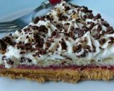 A picture of step 8 of Vickys Christmas Sherry Trifle Cheesecake, GF DF EF SF NF.
