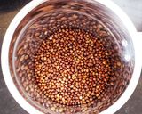 A picture of step 2 of Whole Moong Laddu.