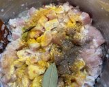 Gombás-borsós rizseshús recept fázis 3 fotója