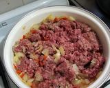 Foto del paso 5 de la receta: Pastel de calabaza con carne y brócoli