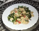 Foto langkah ke 3 dari resep Oseng Kangkung telur.