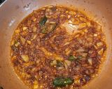 A picture of step 4 of Gobi Manchurian.