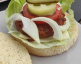 Házi hamburger hús pogácsa recept fázis 11 fotója
