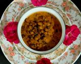 A picture of step 3 of SWEET & SOUR BLACK (DESI) CHICKPEAS.