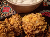 Nuggets con salsa de yogur y limón sin gluten y sin lácteos
