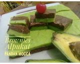 Foto langkah ke 7 dari resep Brownies Alpukat Pandan Mocca_Kukus.