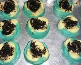 Foto langkah ke 9 dari resep Oreo Blue Cake Steam.